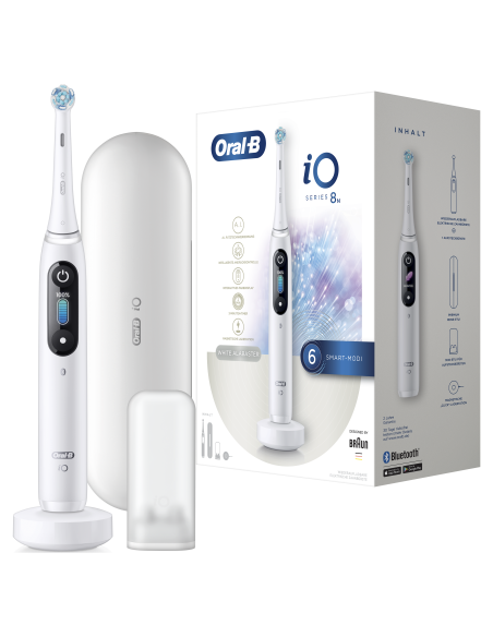 DC! iOM8.1A1.1BD Oral-B iO8 elektriline hambahari White Alabaster