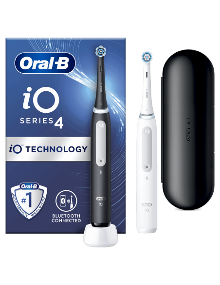DC!  iOG4d.2J6.2K Oral-B iO4 elektriline hambahari Duo Pack Matt Black+Quite White