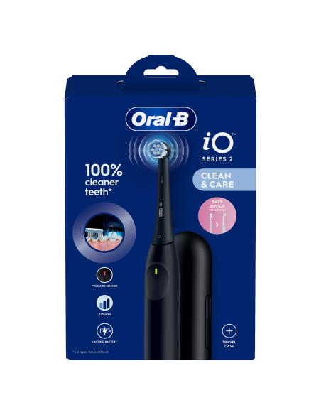 iOS2.1D9.2K Oral-B iO2 Elektriline Hambahari Night Black + Reisikarp