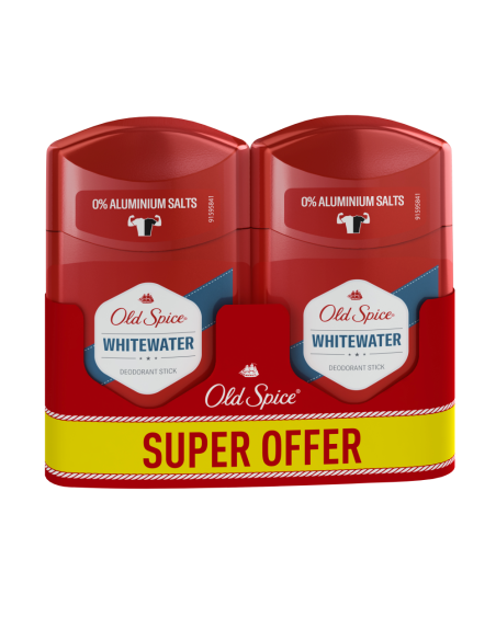 Old Spice Whitewater meeste pulkdeodorant 2x50 ml