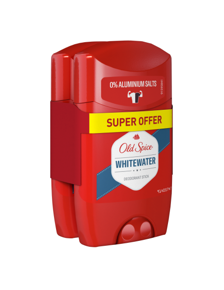 KAST 3 tk! Old Spice Whitewater meeste pulkdeodorant 2x50 ml