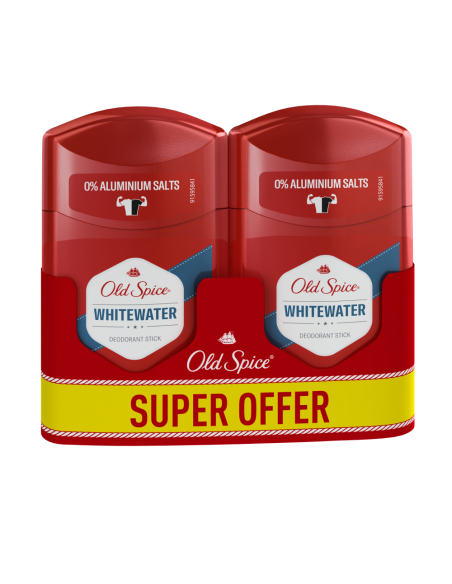 KAST 3 tk! Old Spice Whitewater meeste pulkdeodorant 2x50 ml