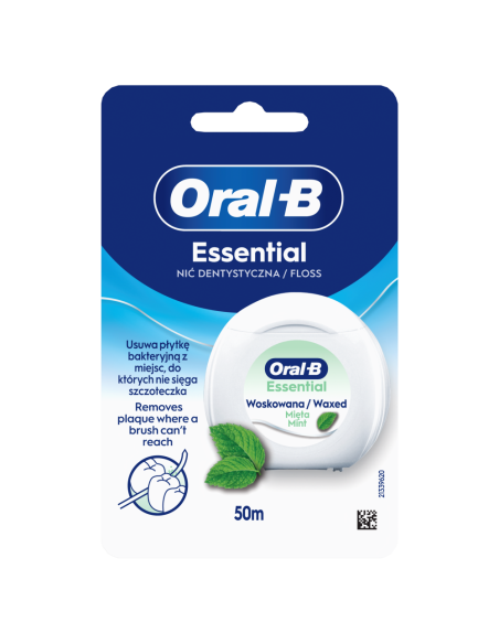 Oral-B Essential Mint vahatatud hambaniit 50 m