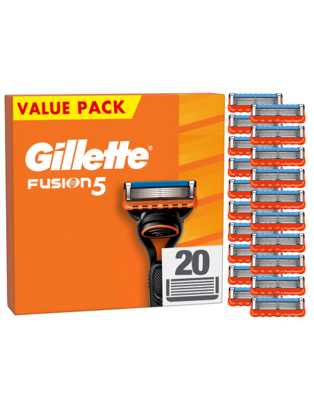 Gillette Fusion5 raseerija terad meestele, 20 vahetustera