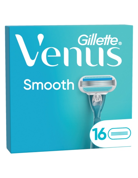 Gillette Venus Smooth raseerija varuterad 16 tk