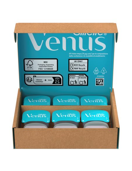 Gillette Venus Smooth raseerija varuterad 16 tk