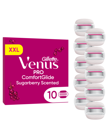 Gillette Venus Pro Comfortglide Sugarberry 10 vahetustera