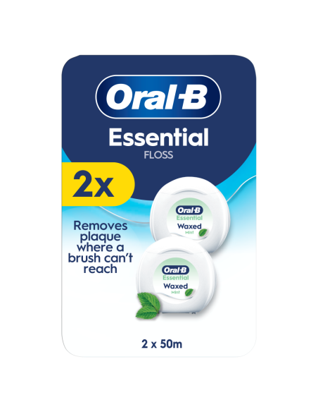 Oral-B Essential Mint vahatatud hambaniit 2x50 m