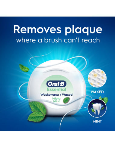 Oral-B Essential Mint Vahatatud Hambaniit 50 m