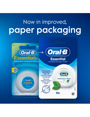 Oral-B Essential Mint Vahatatud Hambaniit 2x50 m