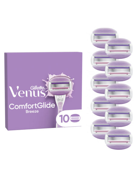 KAST 20 tk! Gillette Venus ComfortGlide Breeze Varuterad, 10 tk