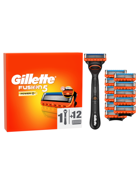 Gillette Fusion5 Power Raseerija Meestele + 12 Tera