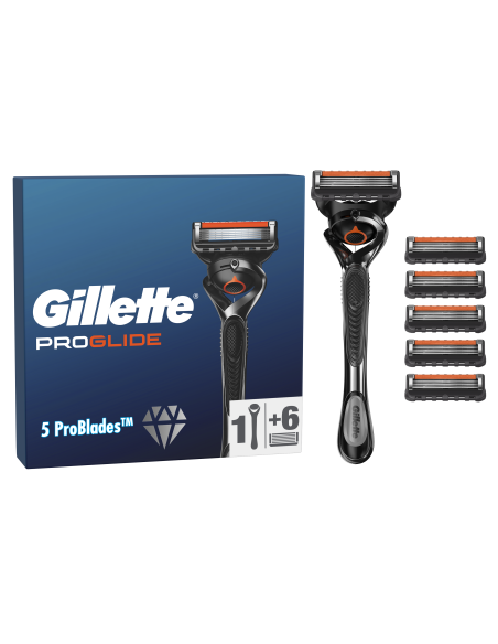 Gillette Proglide Raseerija Meestele + 6 Tera