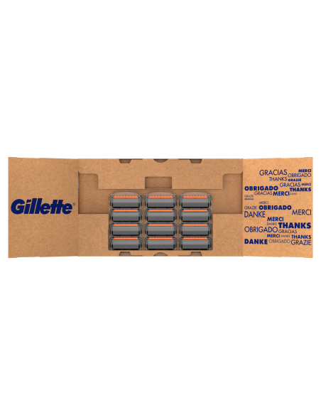 KAST 12 tk! Gillette Fusion Proglide Varuterad Meestele 12 tk, Terade Hoidik