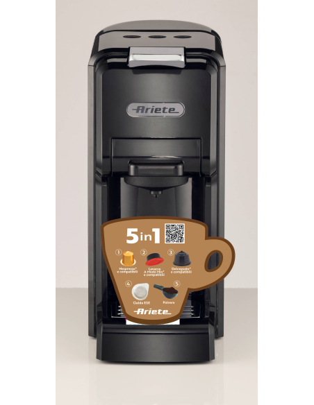 1304 Ariete Espressomasin vahetatavate sahtlitega 5-in-1