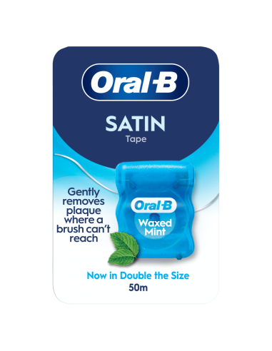 Oral-B Satin Tape Mint Vahatatud Hambaniit 50 m