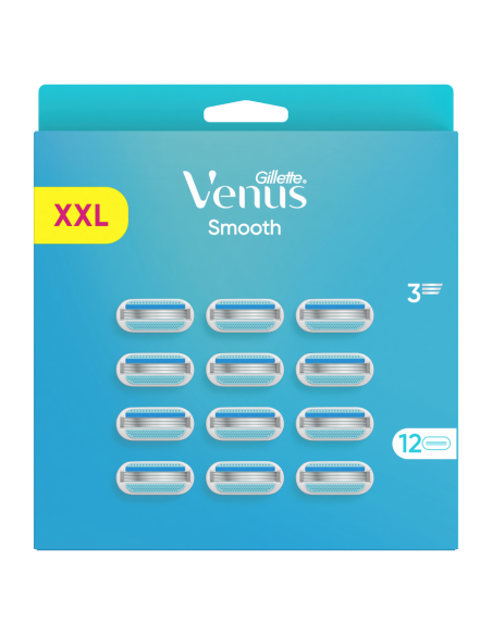 KAST 6 tk! Gillette Venus Smooth raseerija 12 varutera