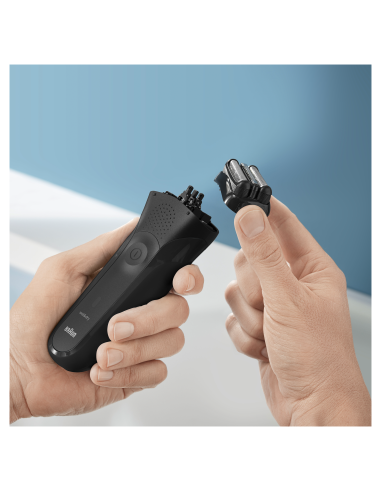 300s Braun Series 3 laetav pardel, must