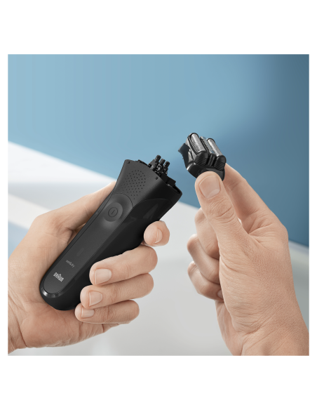 300s Braun Series 3 laetav pardel, must