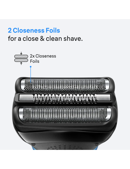 300s Braun Series 3 laetav pardel, must