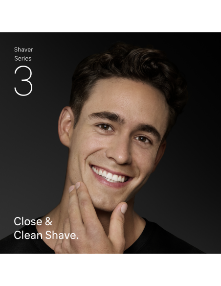 300s Braun Series 3 laetav pardel, must