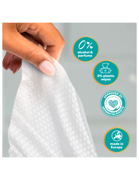 Pampers Aqua Soft Touch niisked beebisalvrätid 9 pk