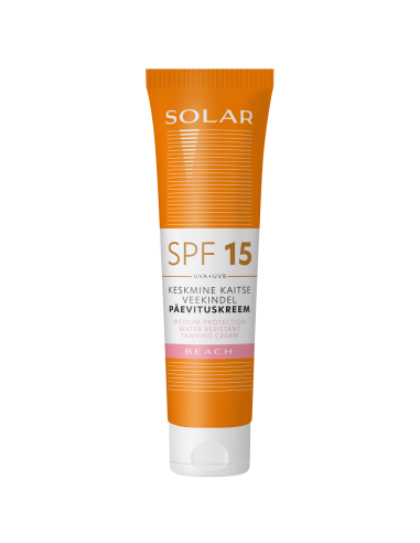 Solar päevituskreem veekindel SPF15 100 ml