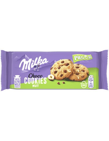 Milka küpsised Choco Cookies pähkliga 135g