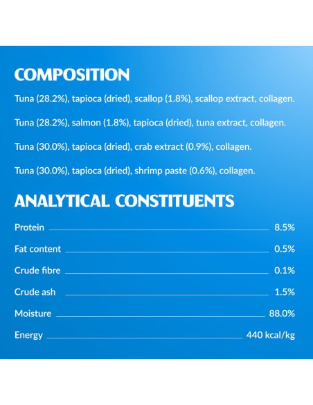 Inaba Ciao Churu tuunikala ja mereandide valik kassidele 20x14 g (280 g)