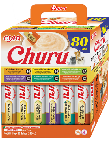 Inaba Churu kassimaius kanaga 80x14 g (1,12 kg)