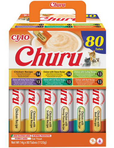 KAST 6 tk! Inaba Churu kassimaius kanaga 80x14...