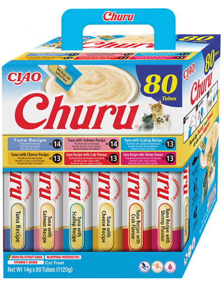 Inaba Churu kassimaius tuunikal 80x14 g (1,12 kg)