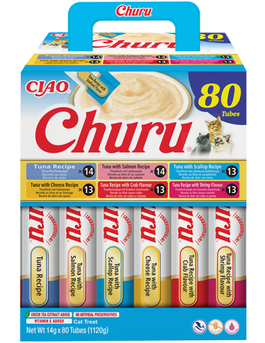 Inaba Churu kassimaius tuunikal 80x14 g (1,12 kg)