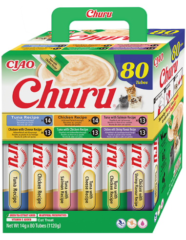 Inaba Churu tuunikala ja kanaga kassimaius...