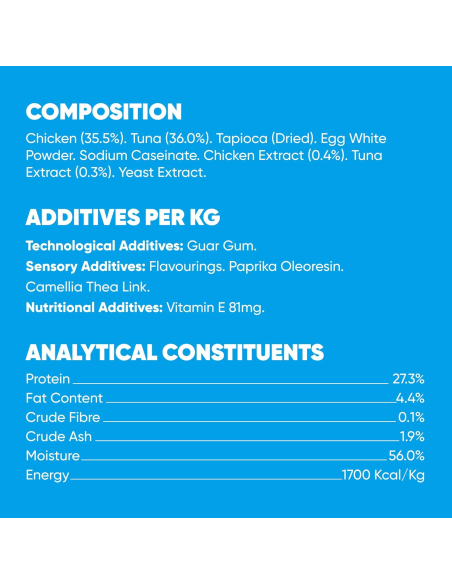 KAST 12 tk! Inaba Churu Fun Bites kassimaius kana ja tuunikalaga 8x12 g (96 g)