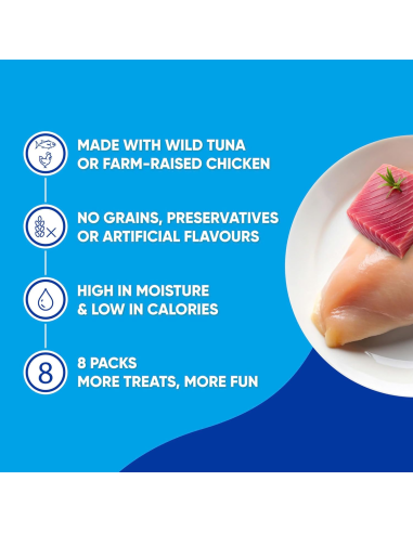 KAST 12 tk! Inaba Churu Fun Bites kassimaius...