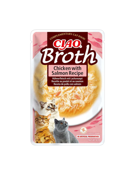 KAST 6 tk! Inaba Ciao puljongi mix kana ja kalaga 24x40 g (960 g)