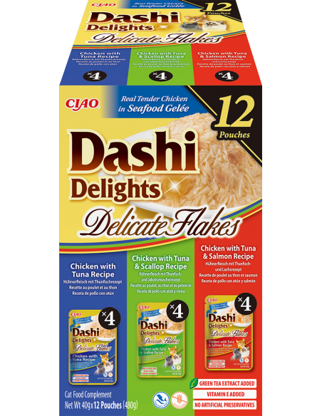 INABA Dashi kassitoit delikatess mix 12x40 g (480 g)