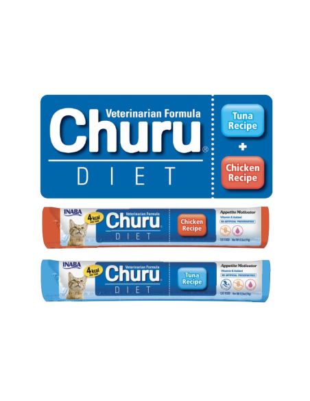 Inaba Churu Diet kassimaius tuunikala ja kana 50x14 g (700 g)