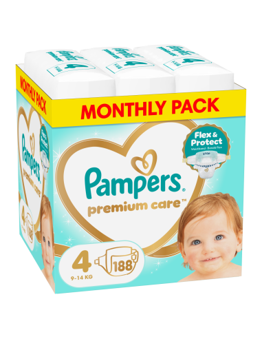 Pampers Premium Care teipmähkmed suurus 4 (9-14...