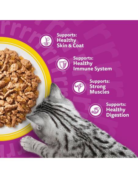 Whiskas Adult kassikonserv tarretises linnulihavalik 120x85g