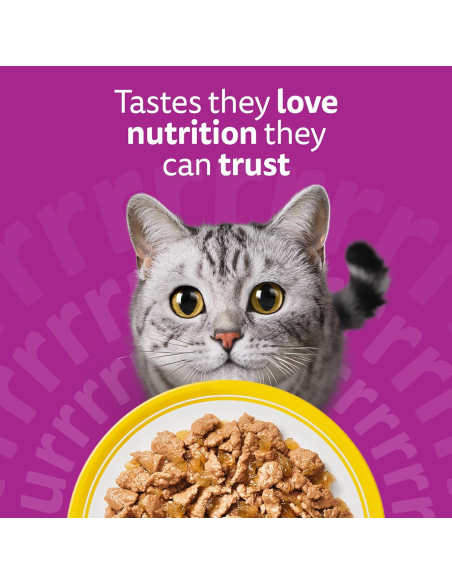 Whiskas Adult kassikonserv tarretises linnulihavalik 120x85g