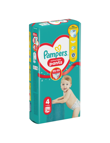 Pampers Active Baby mähkmed suurus 4 (54 tk)
