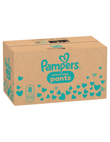 Pampers Active Baby mähkmed suurus 8 (112 tk)