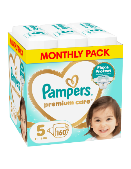 Pampers Premium Care teipmähkmed suurus 5 (160 tk)