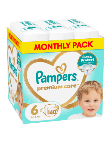 Pampers Premium Care teipmähkmed suurus 6 (140 tk)