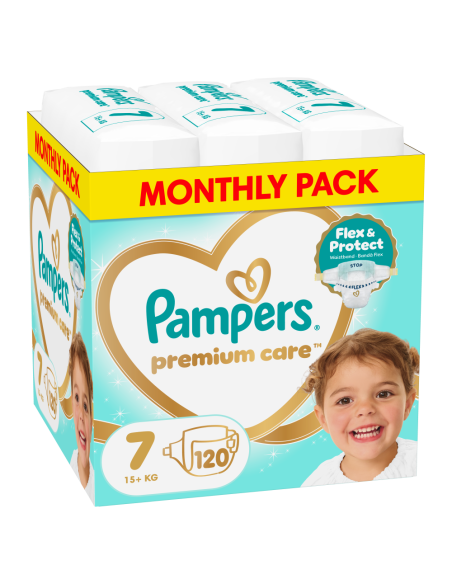 Pampers Premium Care teipmähkmed suurus 7 (120 tk)