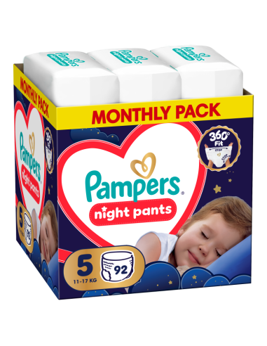 Pampers Night Pants püksmähkmed suurus 5 (92 tk)