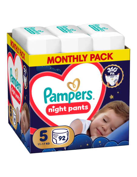 Pampers Night Pants püksmähkmed suurus 5 (92 tk)