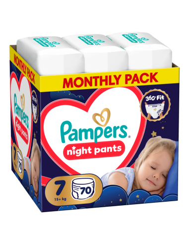 Pampers Night Pants püksmähkmed suurus 7 (70 tk)